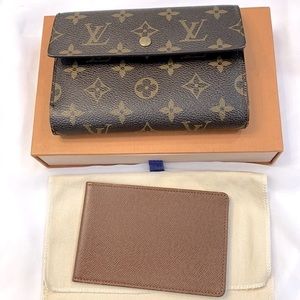 Vintage LV Monogram Canvas Porte-Tresor Etui Papiers Wallet